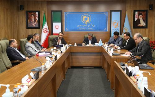 جلسه شورای حقوقی با حضور مهندس صالحی رئیس بنیاد مسکن انقلاب اسلامی